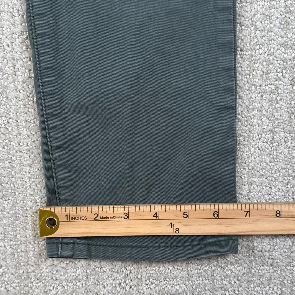 Flint and Tinder Mens 31x32 Green Slim Fit Stretch 5-Pocket Chino Pants - Picture 10 of 10